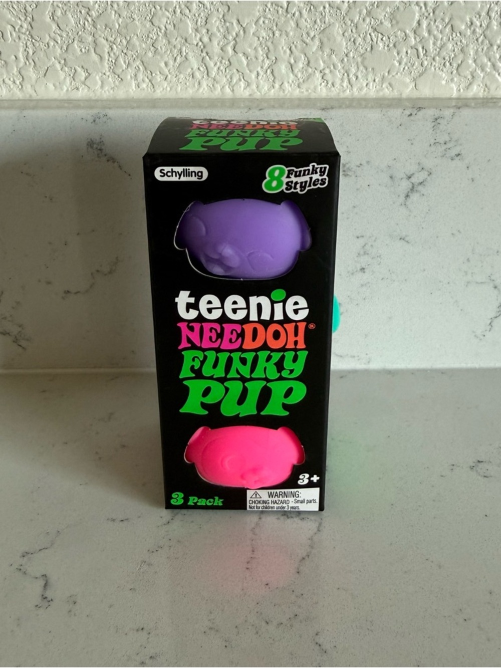 Teenie Needoh Funky Pup 3-Pack